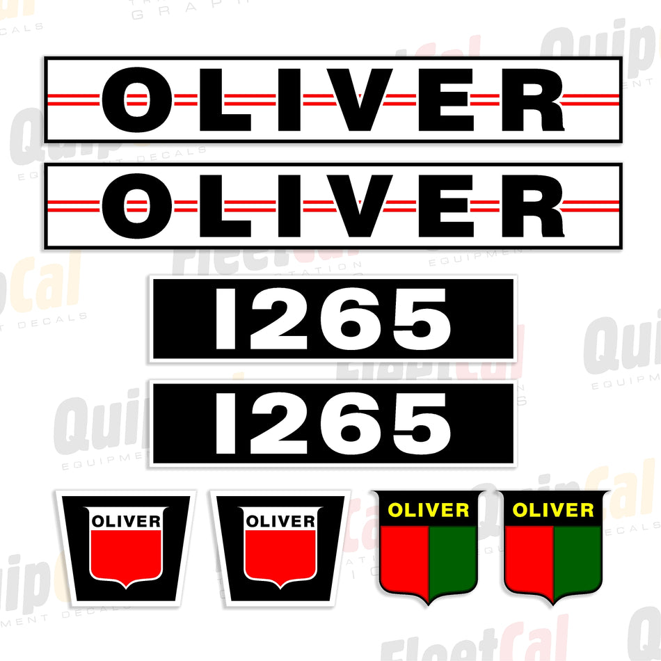 Oliver Tractor Decals