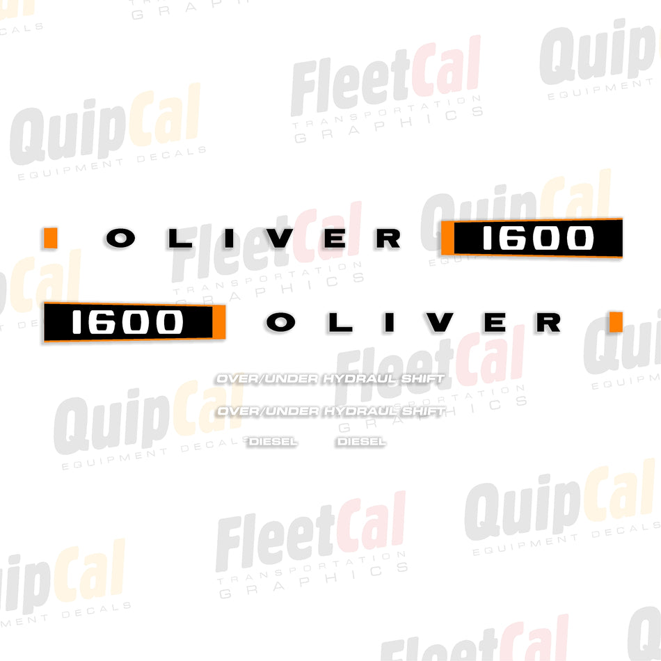 Oliver Tractor Decals