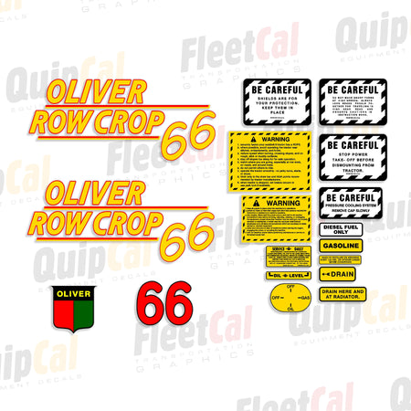 Oliver Tractor Decals