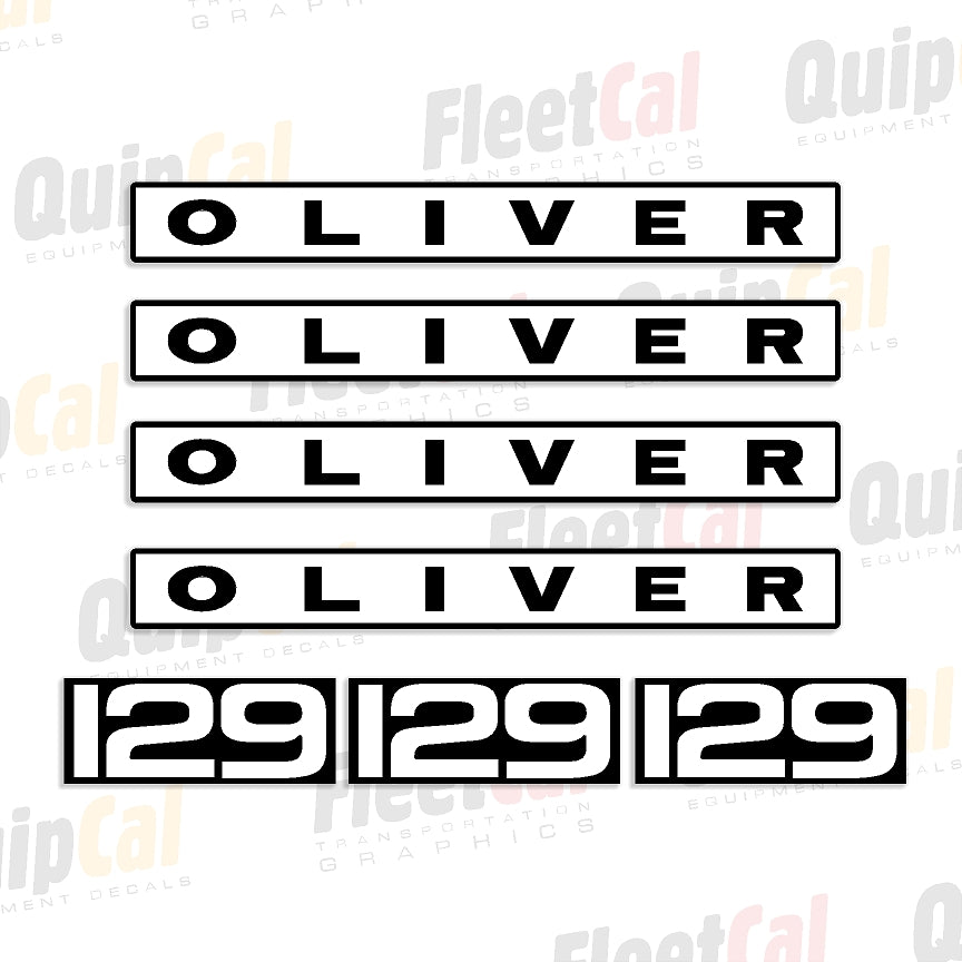 Oliver Mower Decals