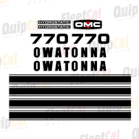 Owatonna Wheel Loader Decals