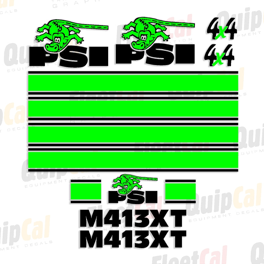 PSI Motor Grader Decals