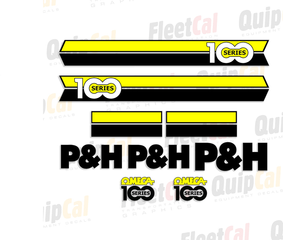 P&H Crane Decals