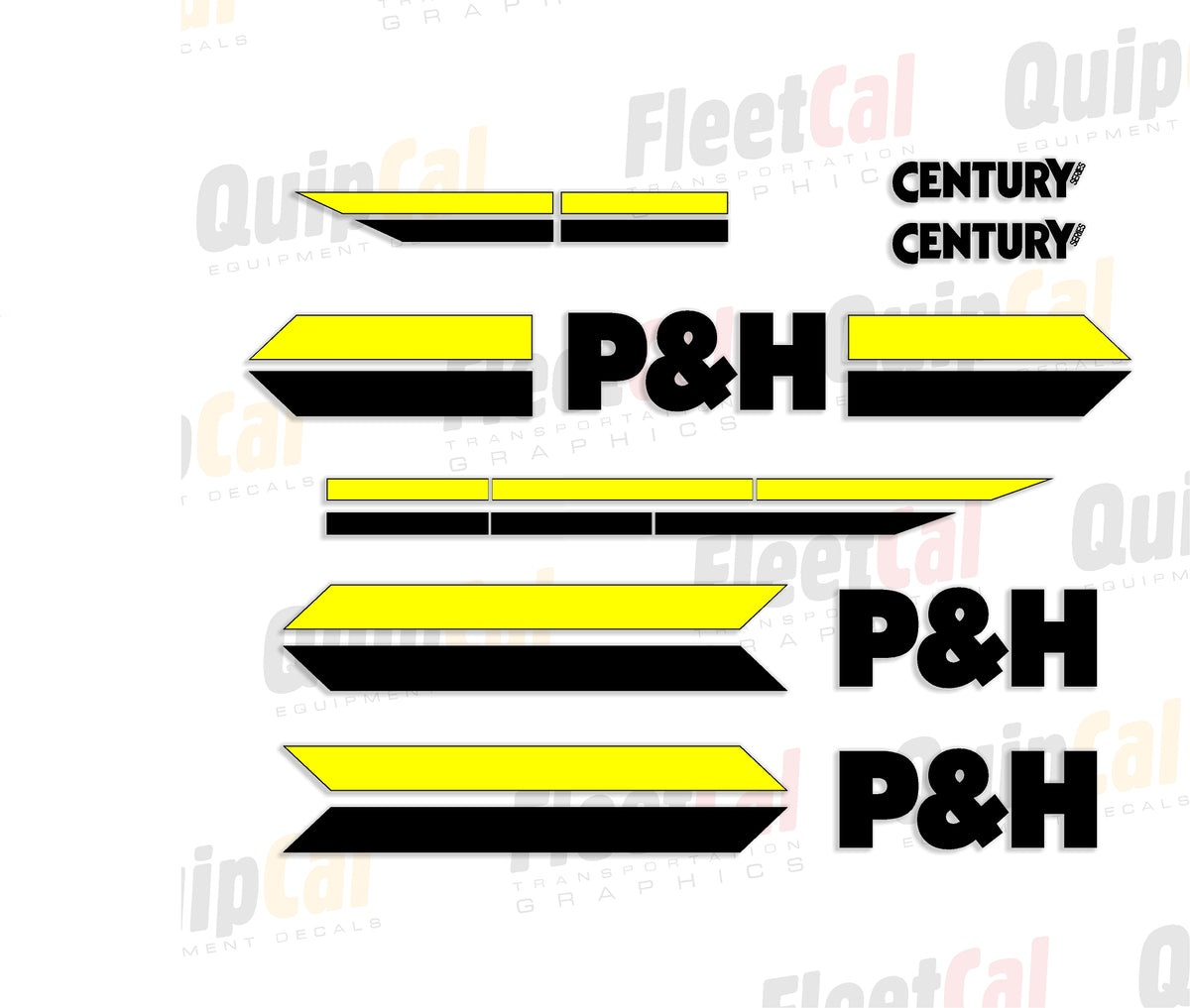 P&H Crane Decals