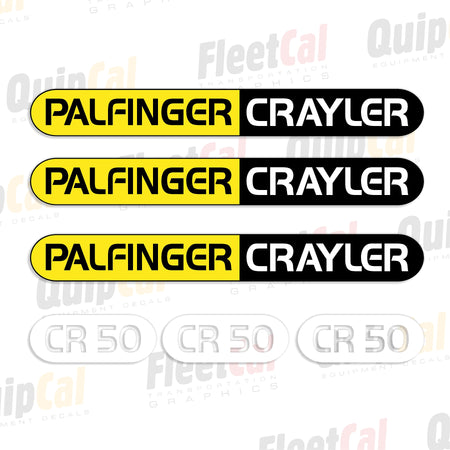 Palfinger Crayler Forklift Decals