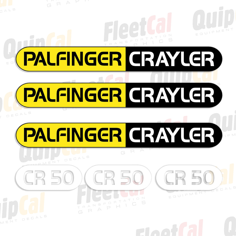 Palfinger Crayler Forklift Decals