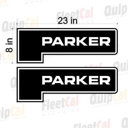 Parker Graiin Cart Decals