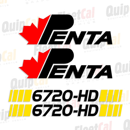 Penta Feed Mixer Decals