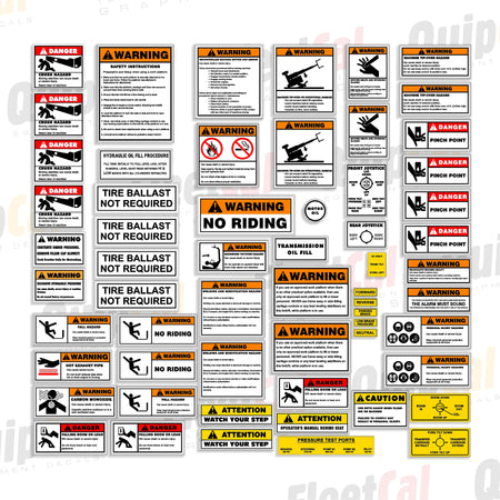 Decals for Pettibone and Traverse Telehandlers