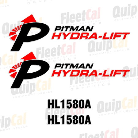 Pitman Crane Decals