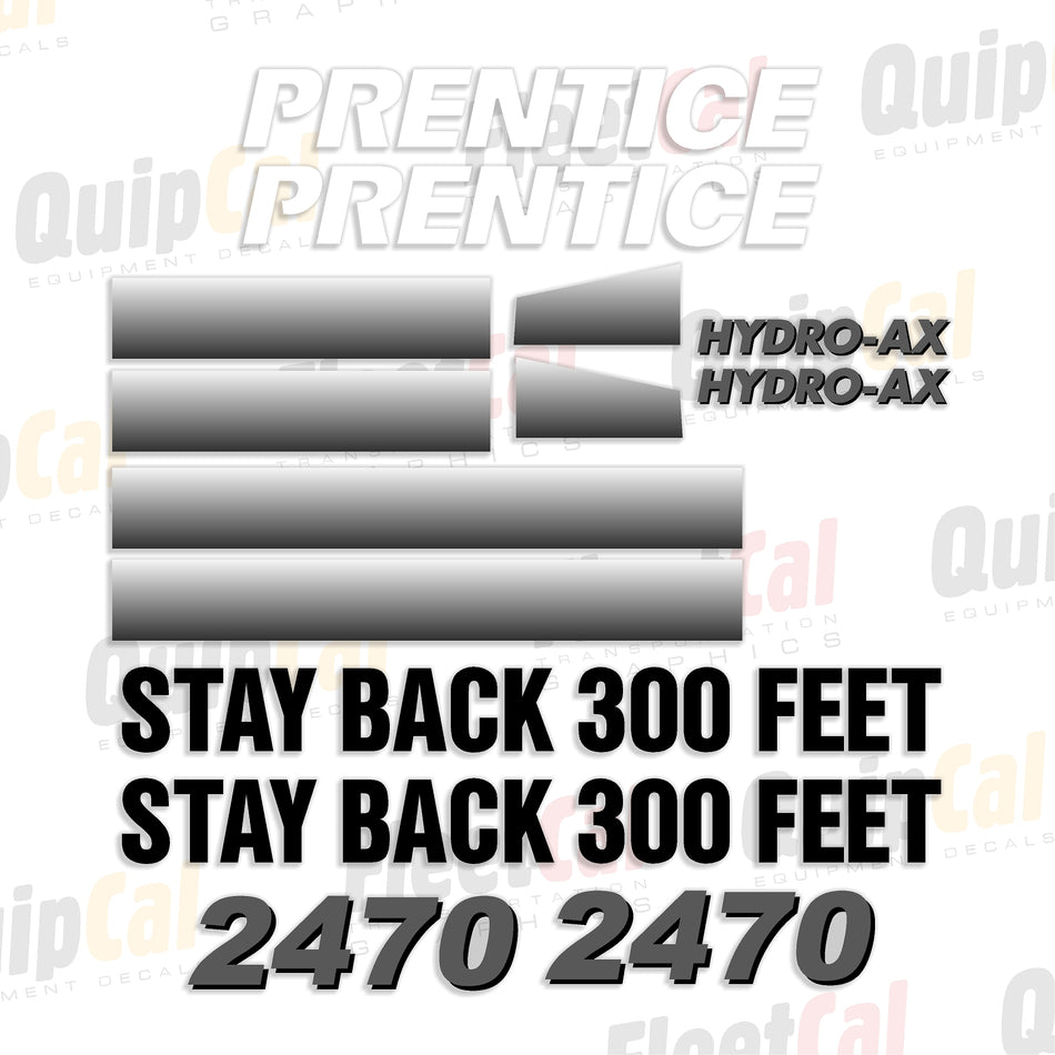 Prentice Feller Buncher Decal Set