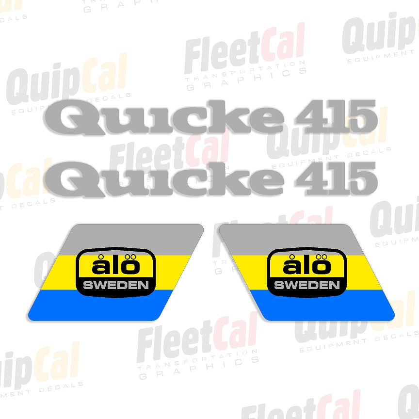 Quicke Loader Decals