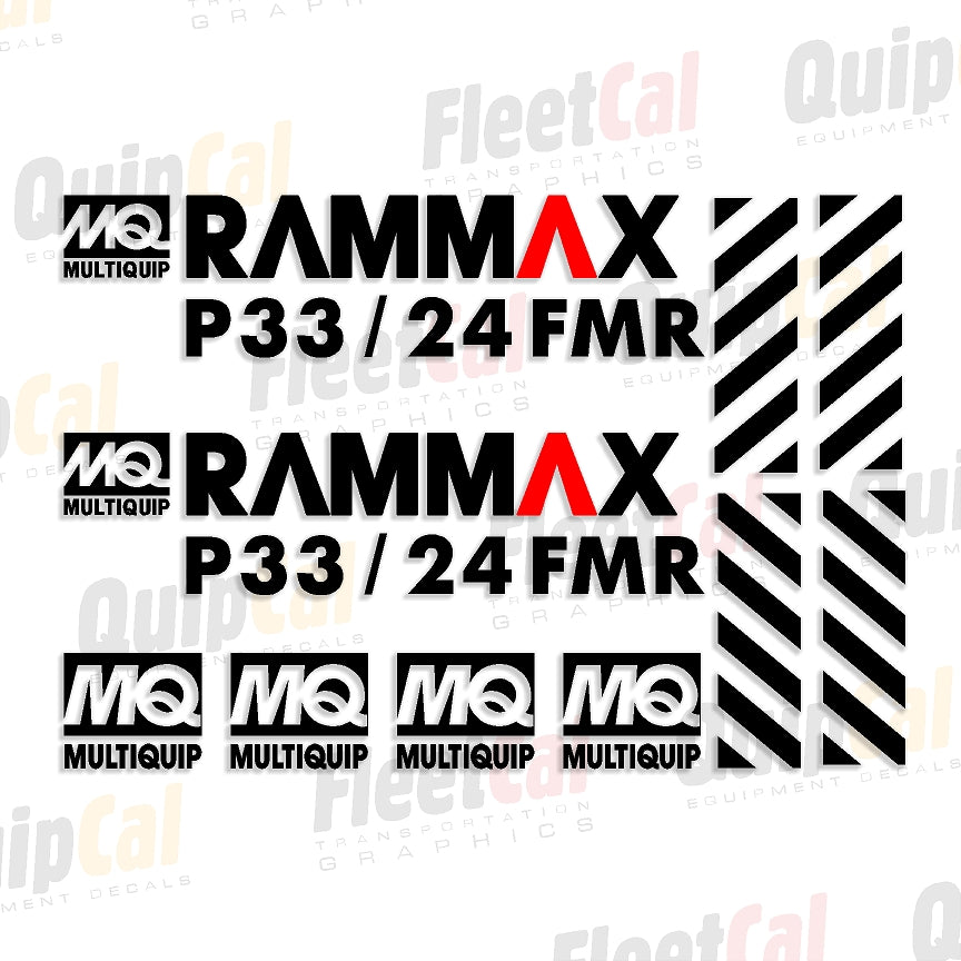 Rammax Compactor Decals