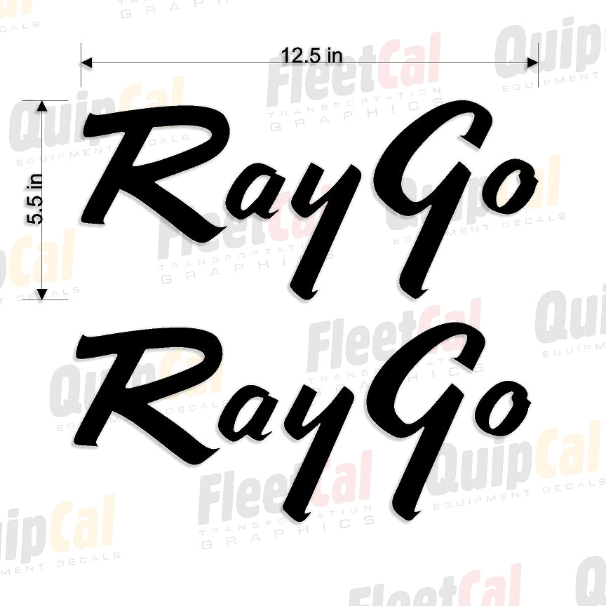 RayGo Script Logo Decals