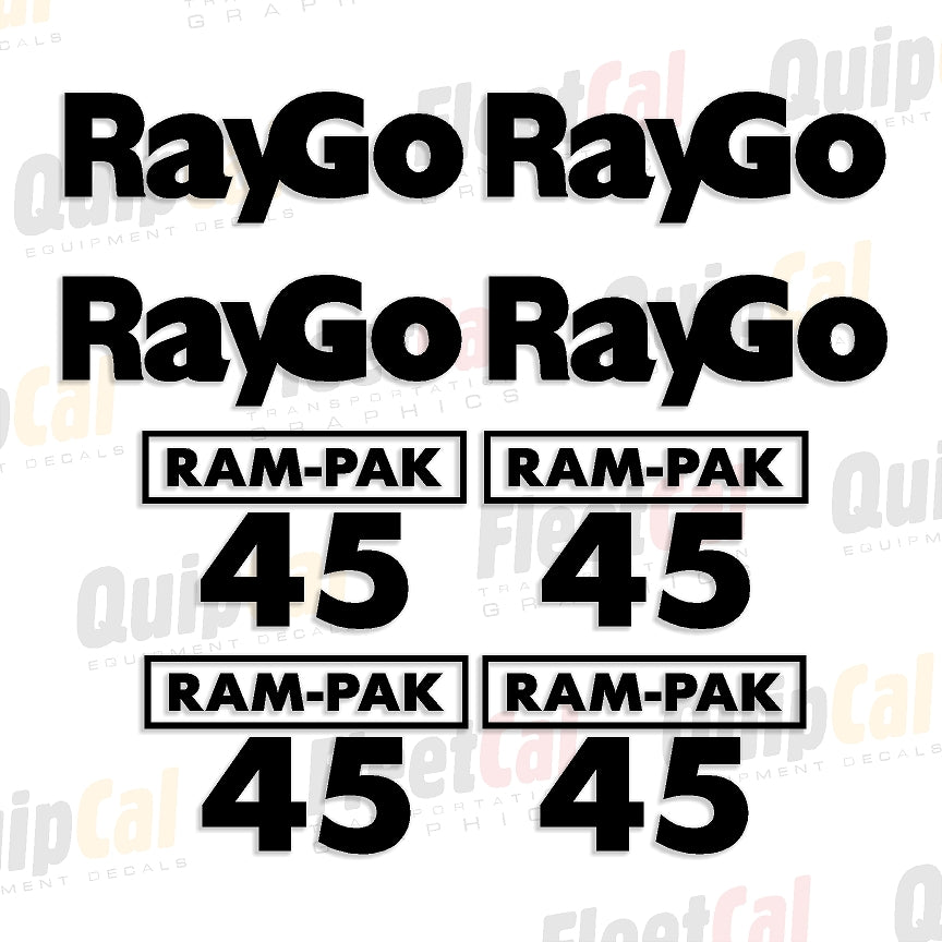 RayGo Compactor Decals