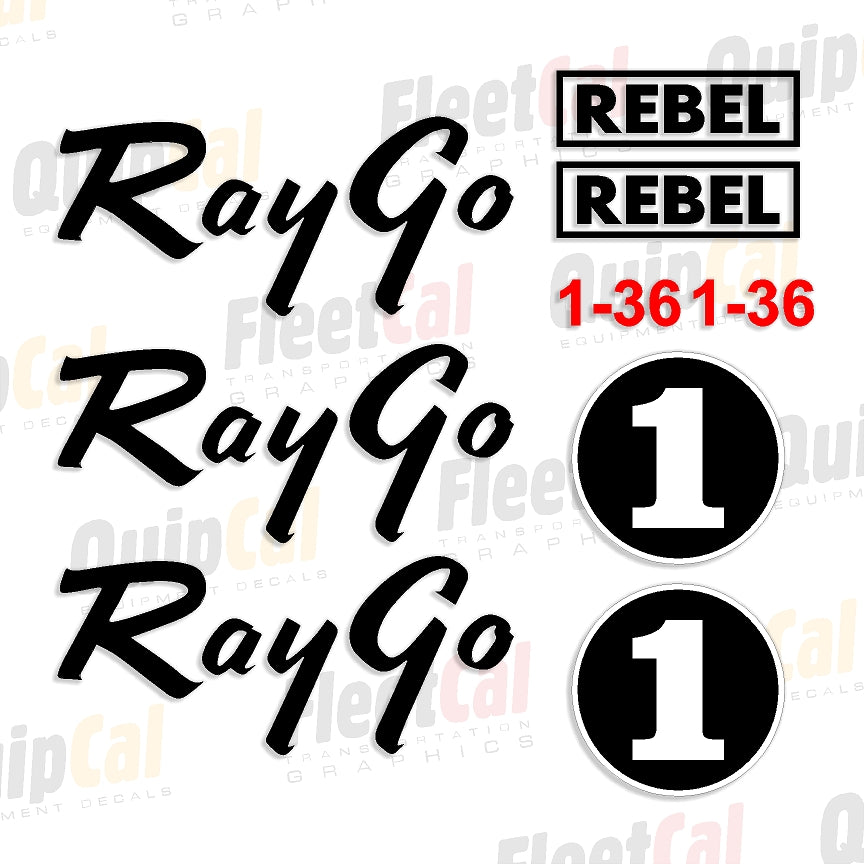 RayGo Compactor Decals