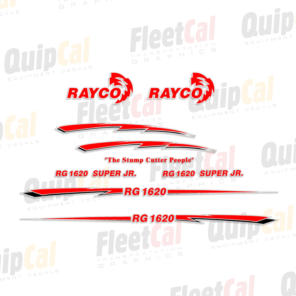 Rayco RG1620 Super Jr. Marking Decal Set