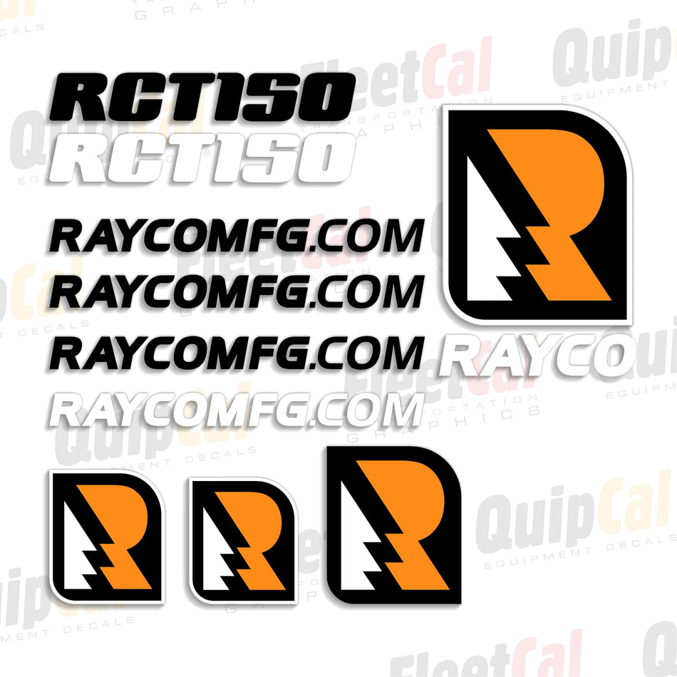 Rayco RCT150 Marking Decal Set