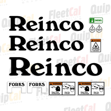 Reinco Straw Blower Decals