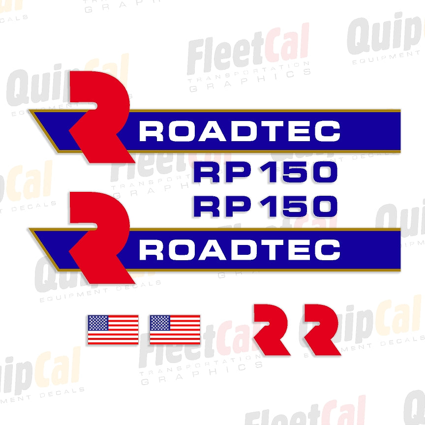 Roadtec Paver Decals