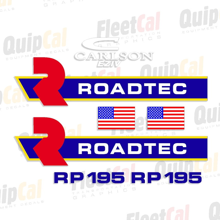 Roadtec Paver Decals