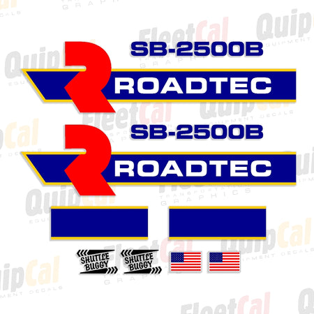 Roadtec Shuttle Buggy Decals