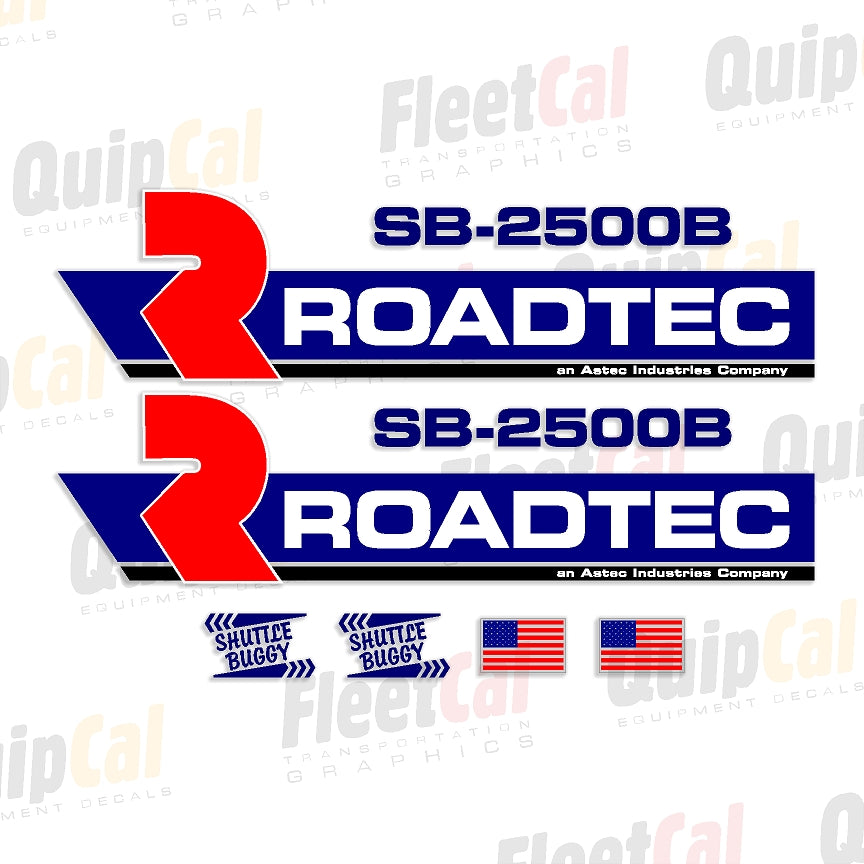 Roadtec Shuttle Buggy Decals