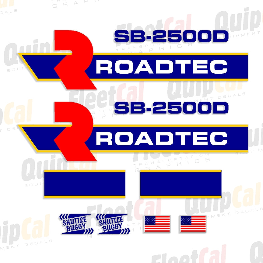 Roadtec Shuttle Buggy Decals