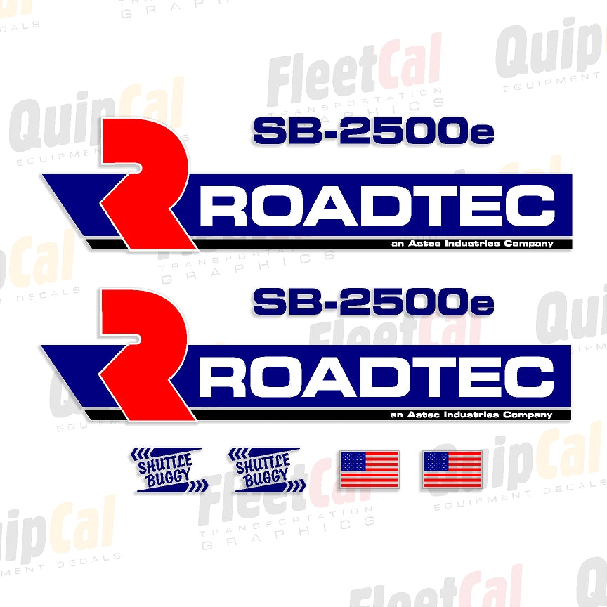 Roadtec Shuttle Buggy Decals