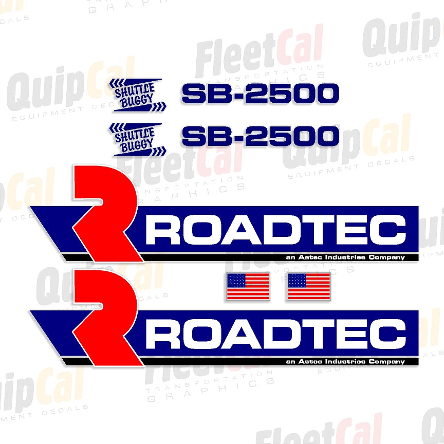 Roadtec Shuttle Buggy Decals