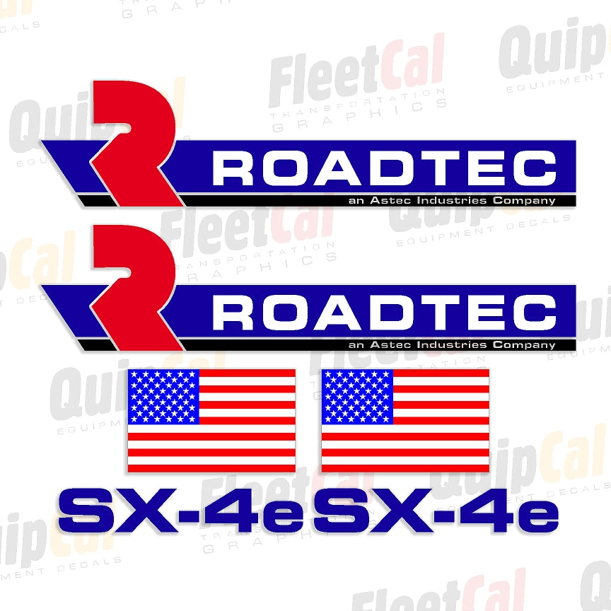 Roadtec Soil Stabilizer Decals