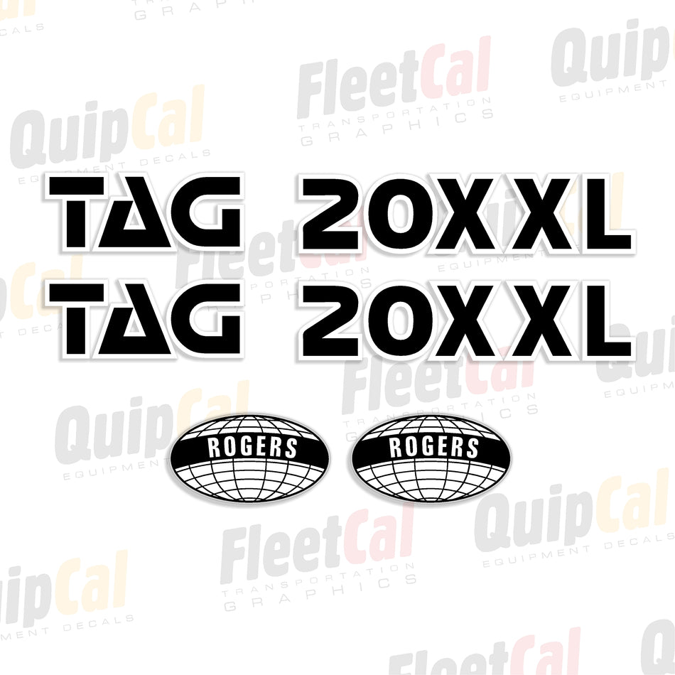 Rogers Trailer Decal Set