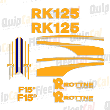 Rottne Forestry Equipment Decals