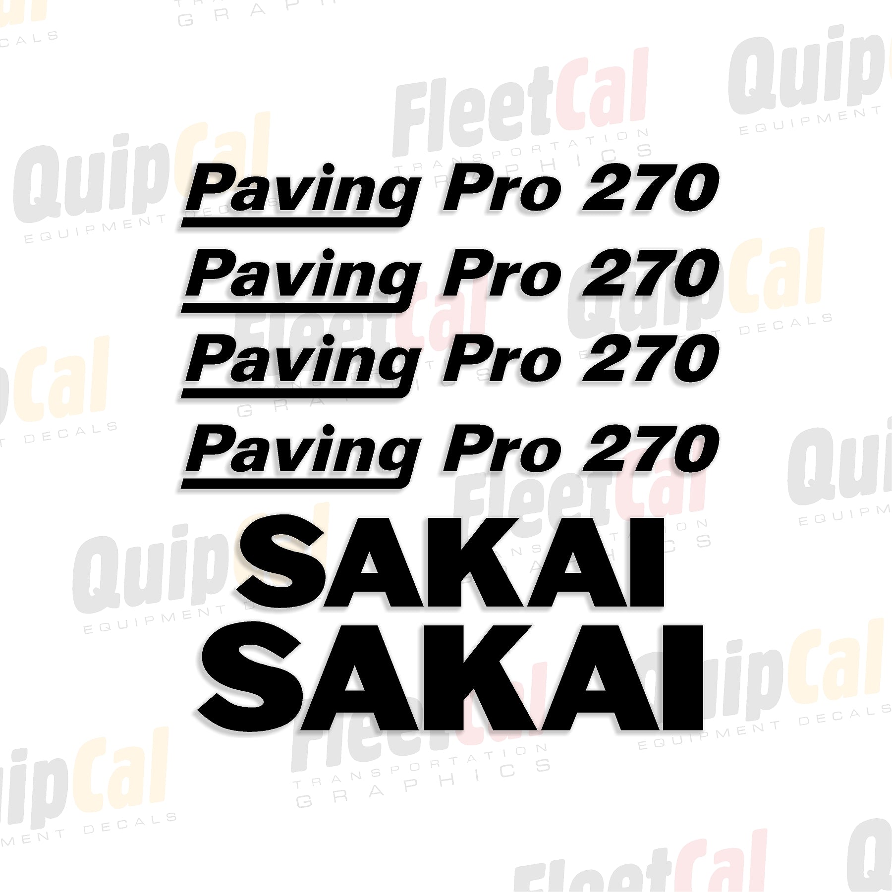 Sakai Roller Decals