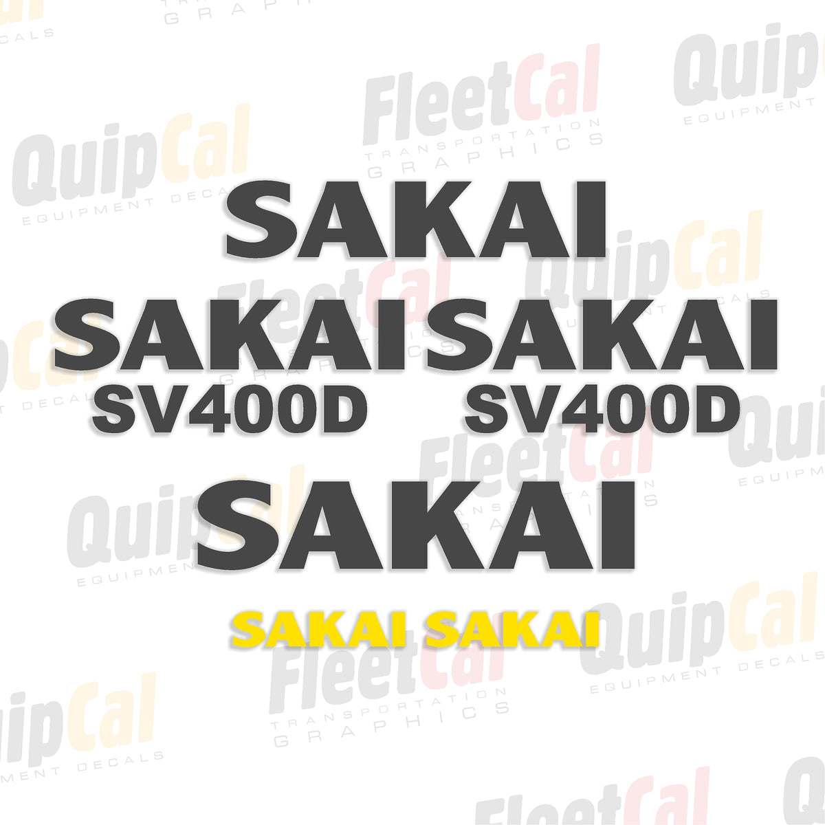 Sakai Roller Decals