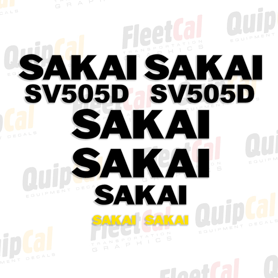 Sakai Roller Decals