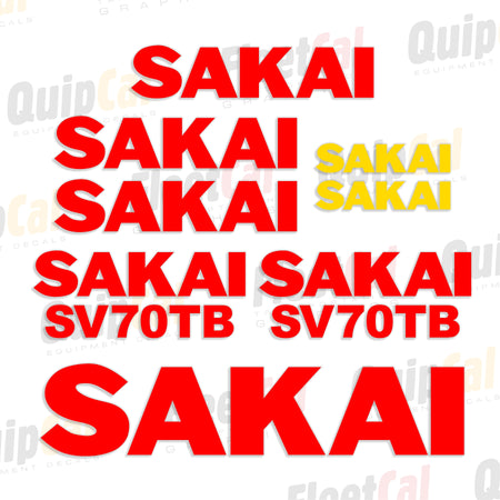 Sakai Roller Decals