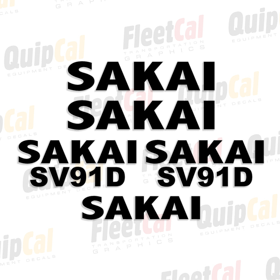 Sakai Roller Decals