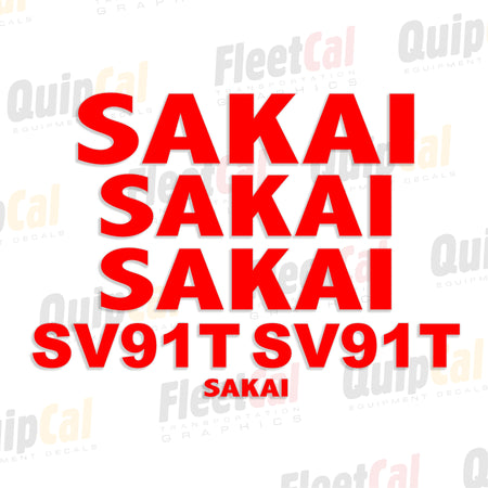 Sakai Roller Decals