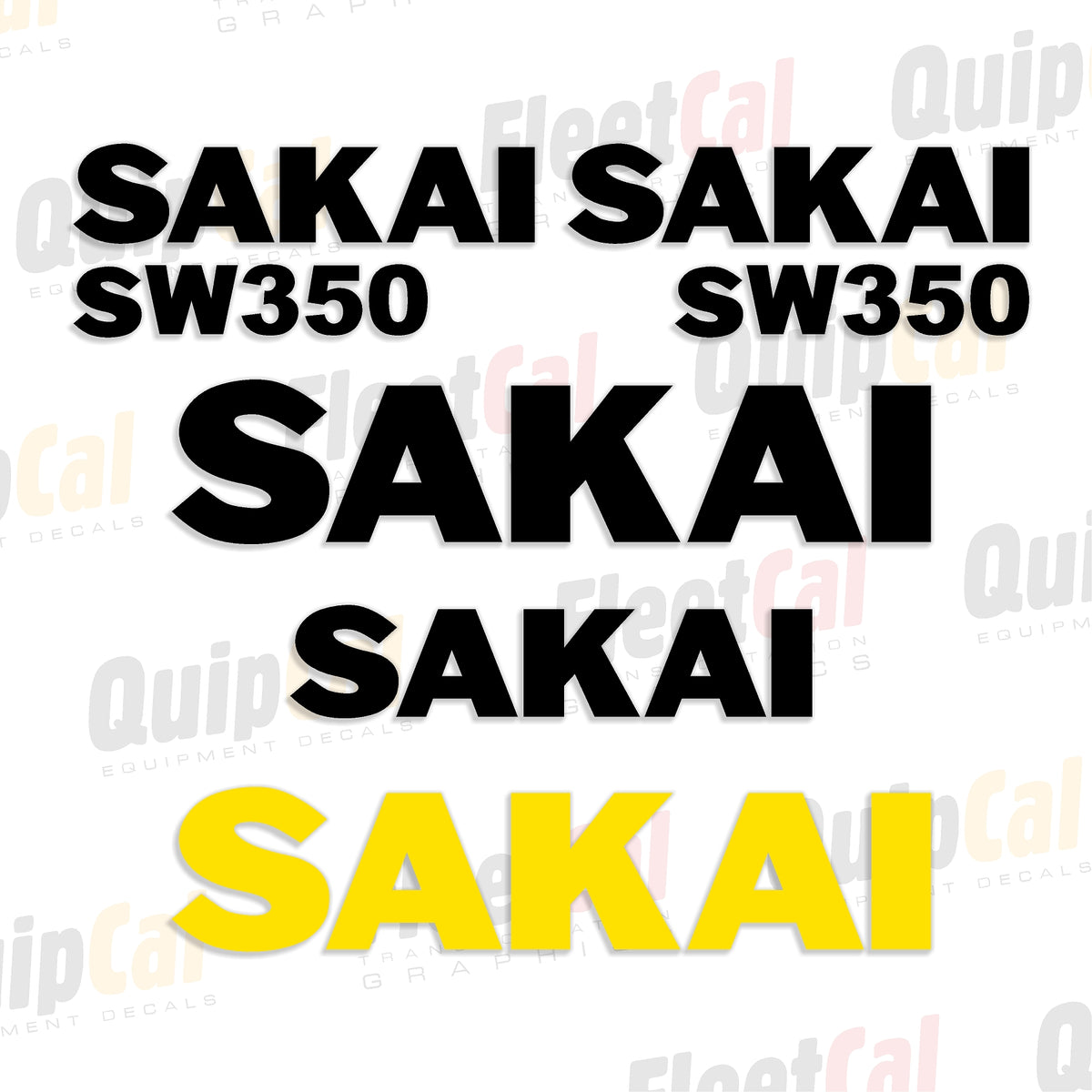 Sakai Roller Decals