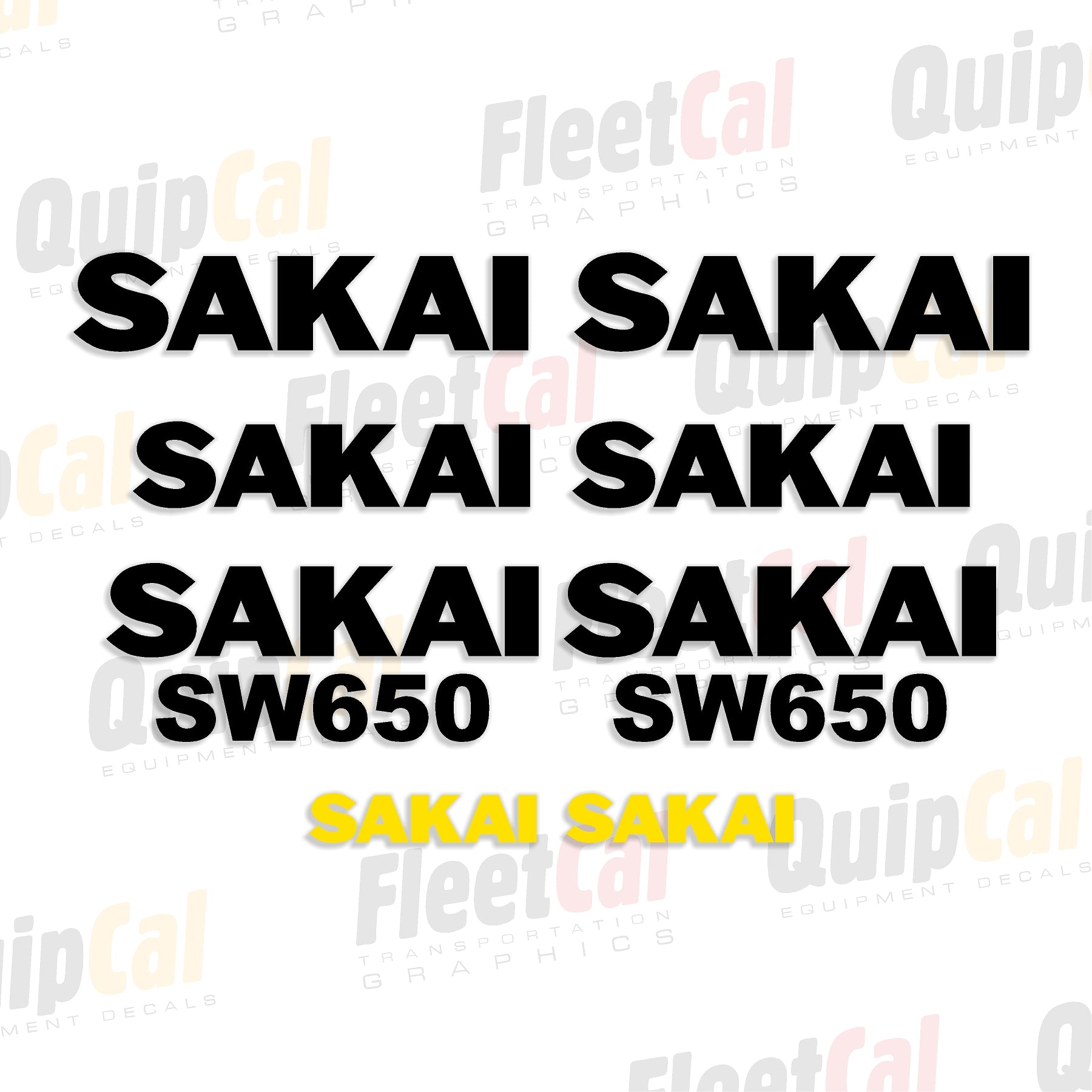 Sakai Roller Decals