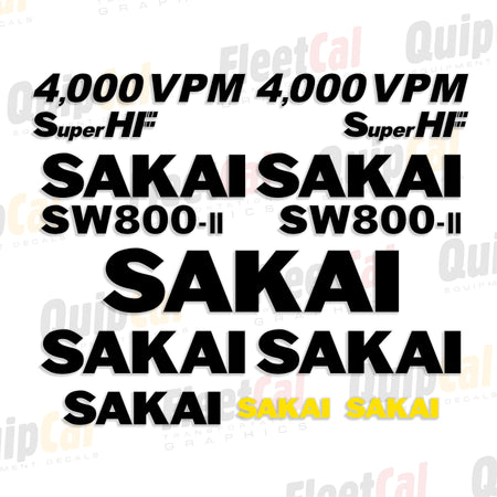 Sakai Roller Decals