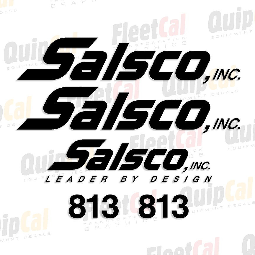 Salsco Chipper Decals