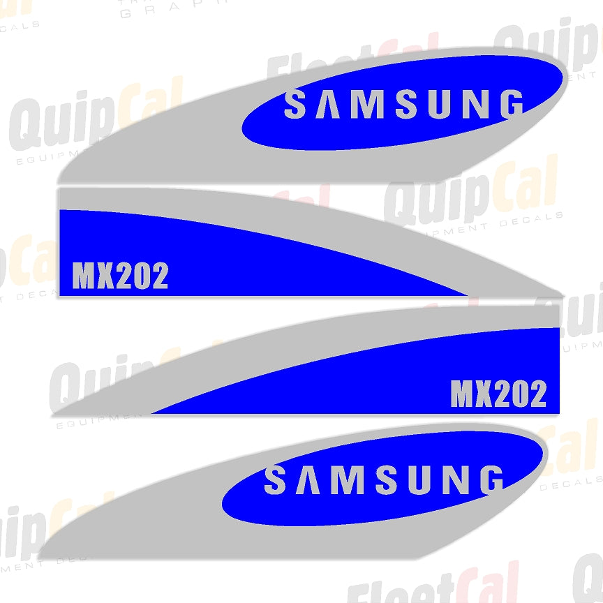 Samsung Excavator Decal Set