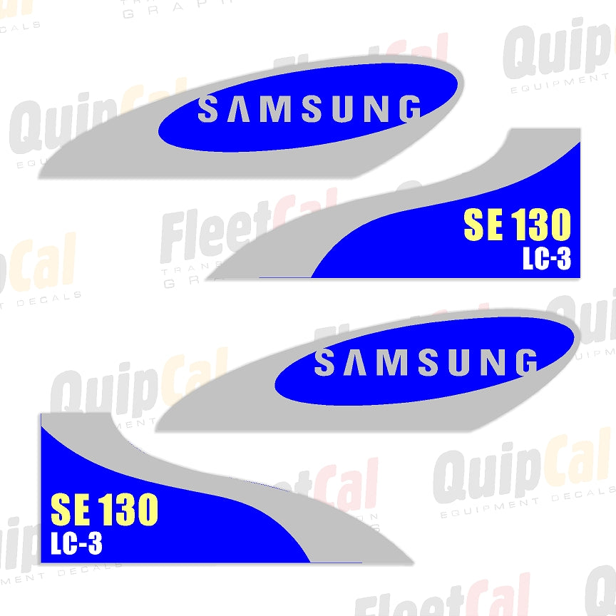 Samsung Excavator Decal Set