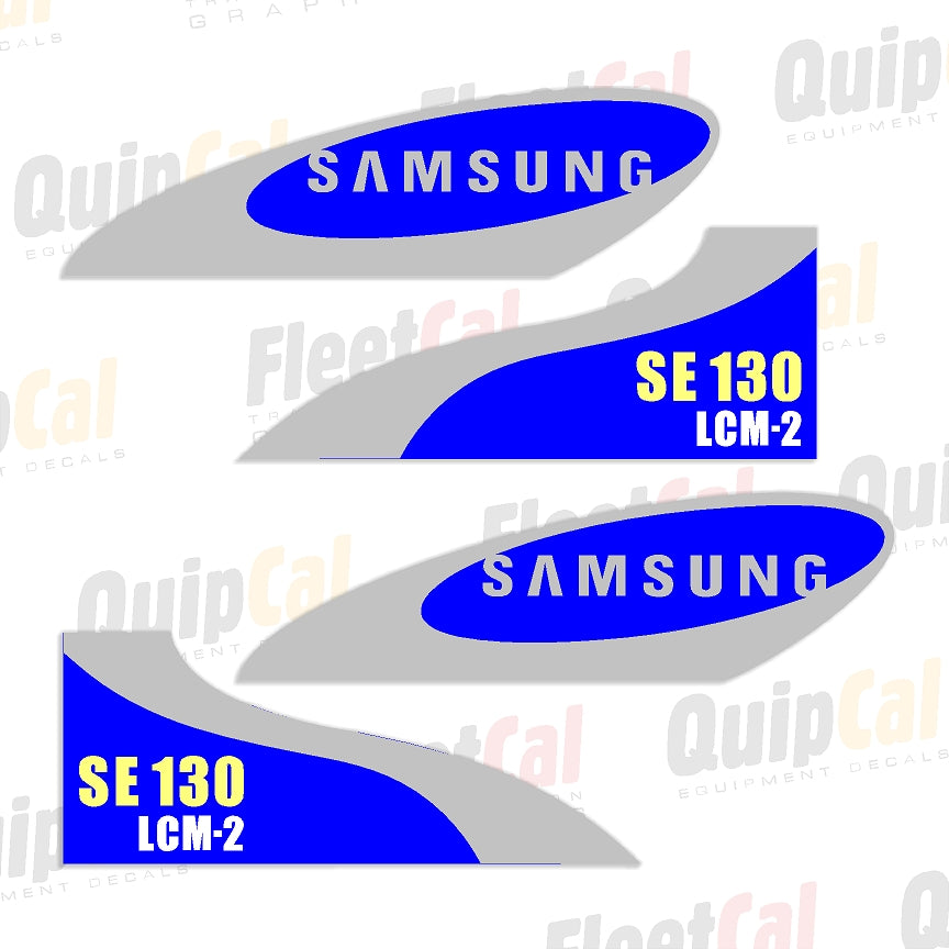 Samsung Excavator Decal Set