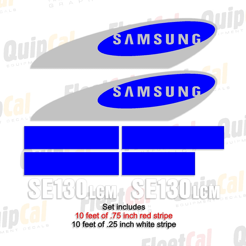 Samsung Excavator Decal Set