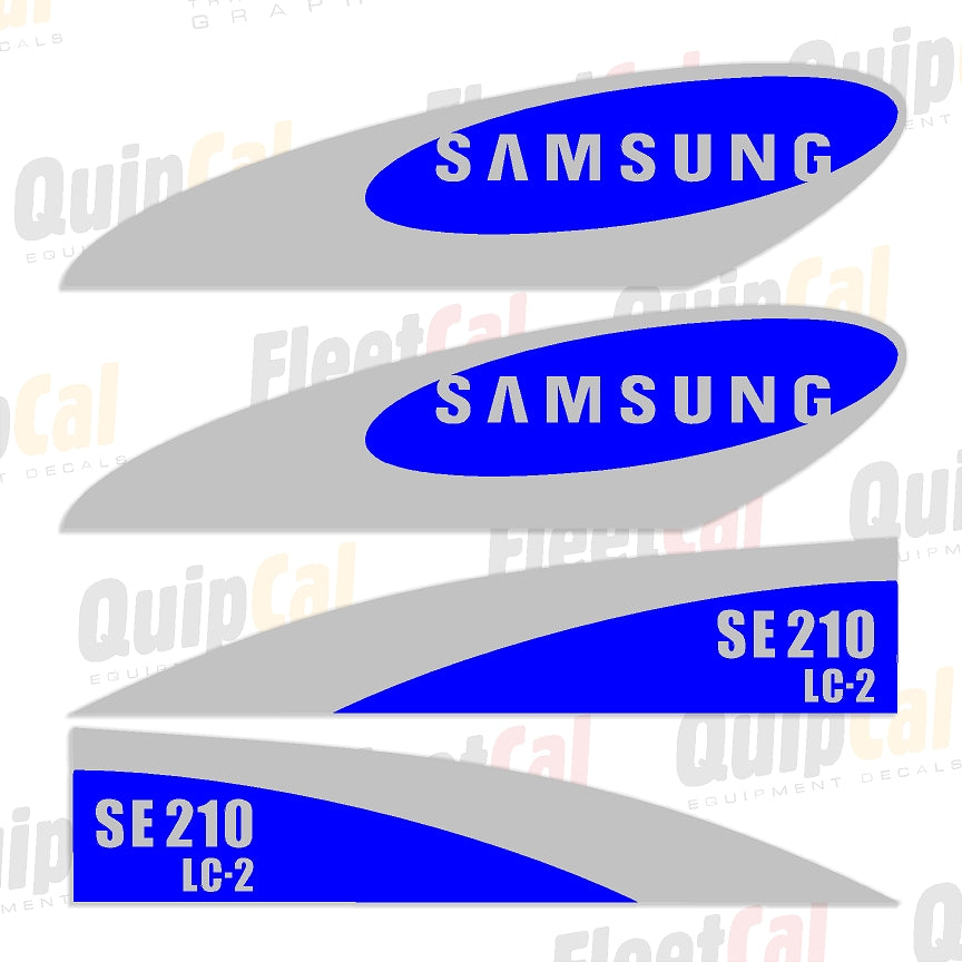 Samsung Excavator Decal Set