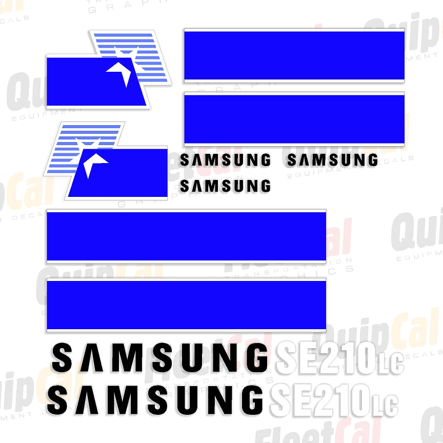 Samsung Excavator Decal Set