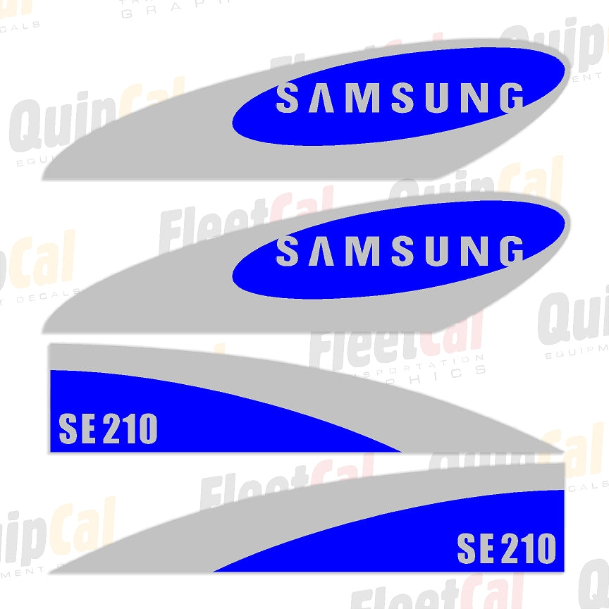 Samsung Excavator Decal Set